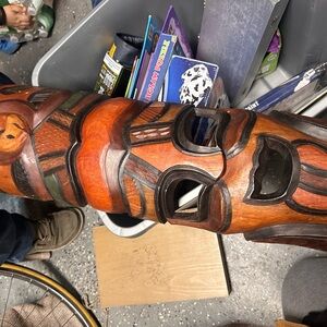 Handcrafted Multicolor Wooden Mask